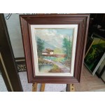 Средна картина масло на платно Испания - 3656 - КА42
